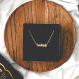 Bookish Wordplate Necklace Necklace