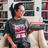 Books Are My Love Language Heavy Weight Boxy Tee Shirt