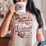 Books & Brunch Crop Tee - Shirt