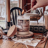 Books & Tea Candle Candles