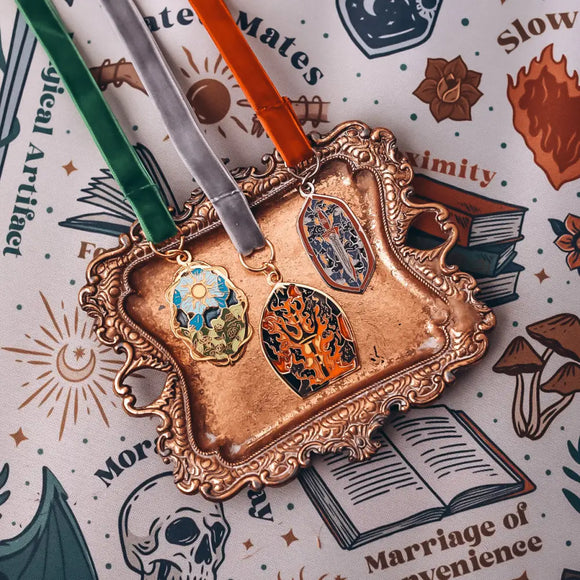 Burn Bright Romances Inspired Literary Leadlight Bookmarks Bookmarks