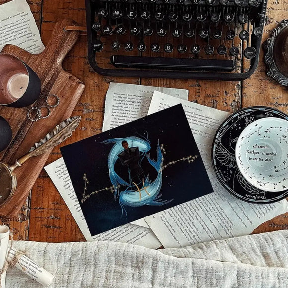 Collectible Pisces Zodiac Print Art Prints