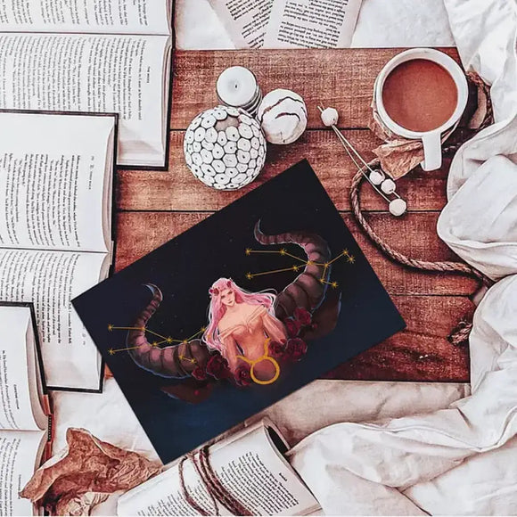 Collectible Taurus Zodiac Print Art Prints