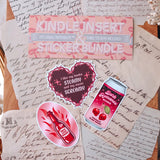 Darkly Romance Kindle Inserts and Sticker Bundle Stickers