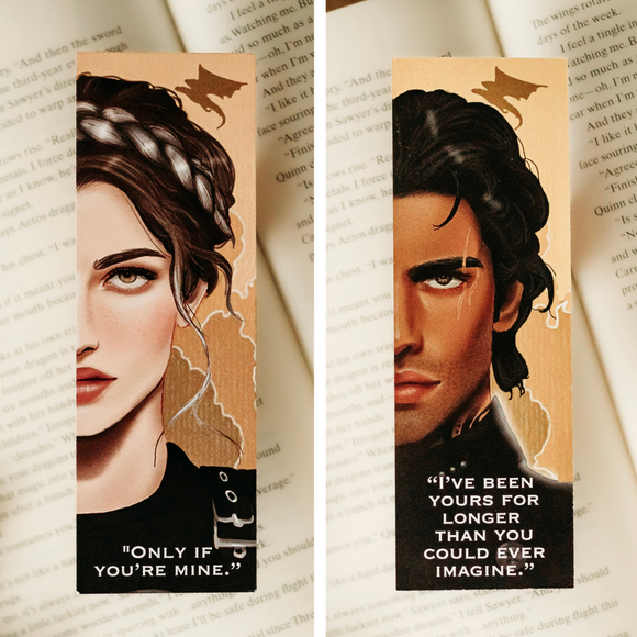 Fourth Wing Inspired Bookmark