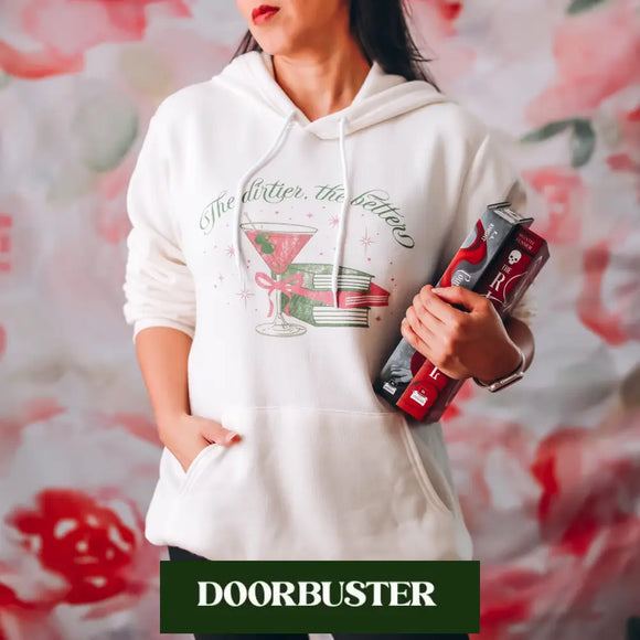 Dirty Books & Martinis Hoodie Shirt