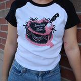Enemies to Lovers Cake Baby Tee Tank Top