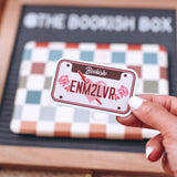 Enemies-to-Lovers License Plate Sticker Stickers