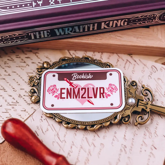 Enemies-to-Lovers License Plate Sticker Stickers