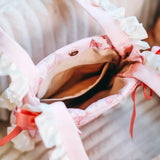 Fantasy Quilted Ruffle Tote Bag Bags