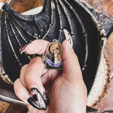 Feyre & Rhysand Couple Enamel Locket Necklace