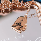 Feyre & Rhysand Couple Enamel Locket Necklace - jewelry