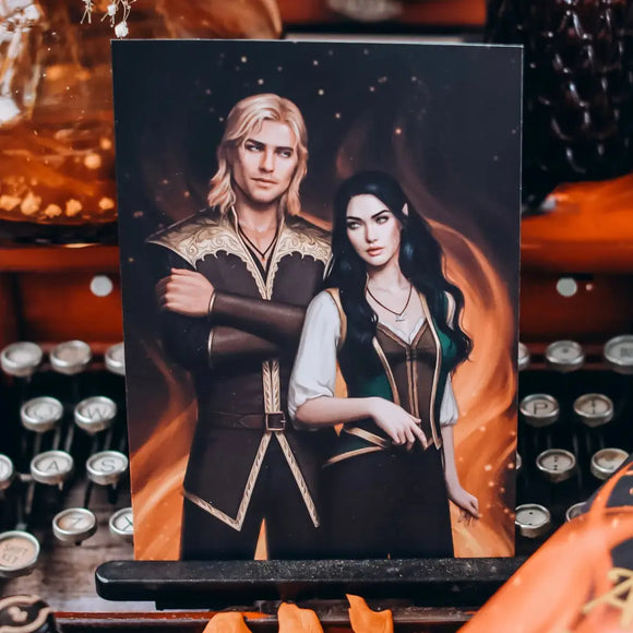 Flame & Sparrow Inspired: Dravyn & Karys Art Print Art Prints