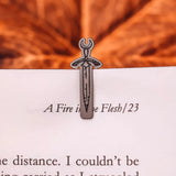 Flesh and Fire Series Inspired Metal Page Markers Bookmarks