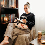 Fourth Wing Inspired Reading Pillow Home