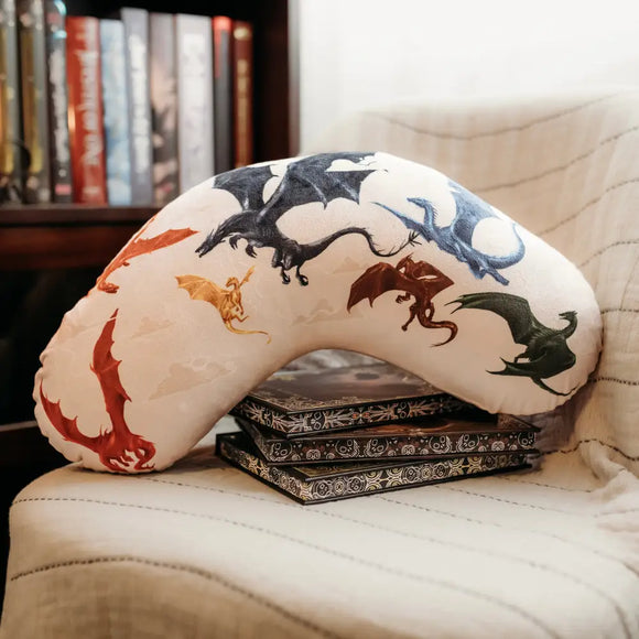 Fourth Wing Inspired Reading Pillow Home