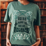 Fourth Wing Inspired: Violence Heavy Weight Tee Shirt