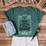 Fourth Wing Inspired: Violence Heavy Weight Tee Shirt