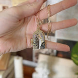 Hades & Persephone Couple Enamel Locket Necklace