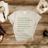 Hobbit Meals Ampersand Tee Shirt