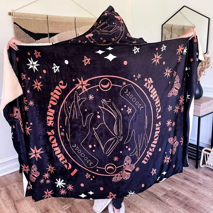 Bookish Box ACOSF Inspired: orders Without Reading Hooded Luxe Blanket