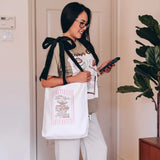Late Night Reader Bow Tote Bag - Bags