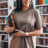 Late Night Reader Heavy Weight Tee Shirt