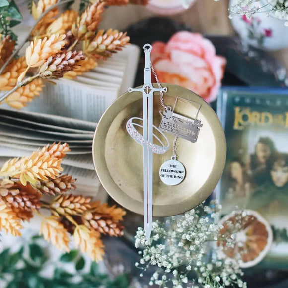 Lord of the Rings Inspired: The Andúril Sword Metal Bookmark