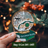 Lord of the Rings Inspired Enamel Snow Globe Ornament Home