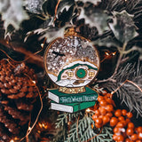Lord of the Rings Inspired Enamel Snow Globe Ornament Home