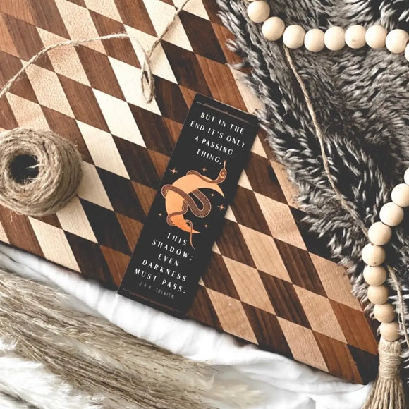 Lord of the Rings Inspired Foiled Bookmark Bookmarks