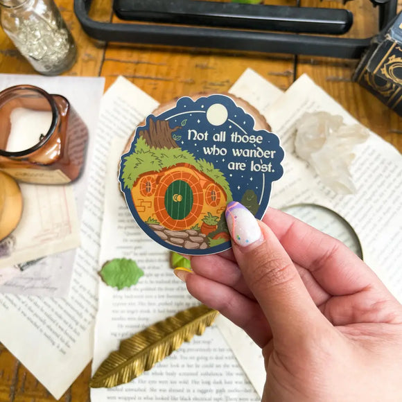 Lord of the Rings Inspired: Not All Who Wander Sticker