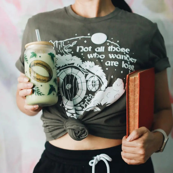 Lord of the Rings Inspired: Not All Who Wander Tee Shirt