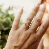 Lunar Adjustable Ring Gold