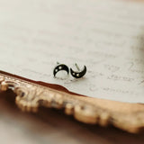 Lunar Moon & Star Earrings Silver jewelry