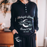 MEMBERS FIRST: Midnight Reader Lounge Set Hoodie