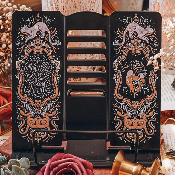 Morally Gray Book Display Stand