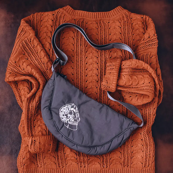 Morally Gray Crescent Bag Bags