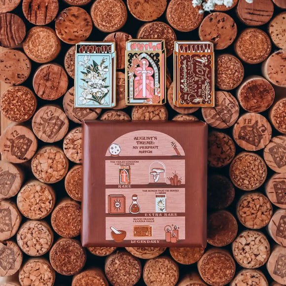 My Perfect Match Inspired Cabinet of Curiosities Enamel Pins