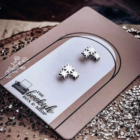 Night Court Star Stud Stainless Steel Earrings