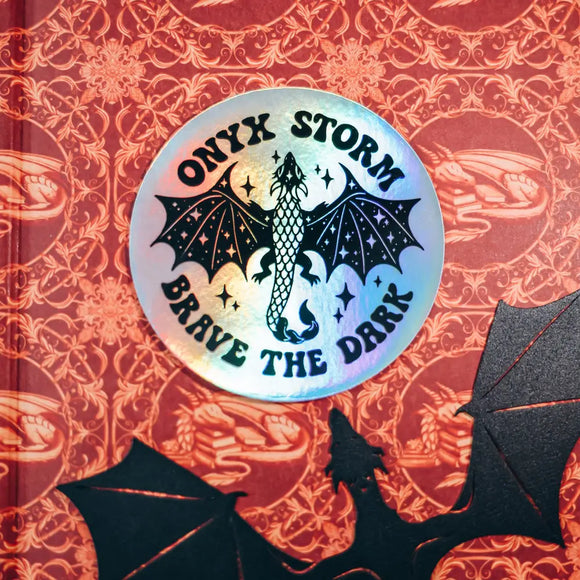 Onyx Storm Inspired Sticker Bookmarks