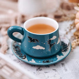 Onyx Storm Inspired: Quest Squad Teacup + Saucer Set Drinkware