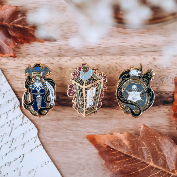 Pick Your Poison Inspired Cabinet of Curiosities Enamel Pins