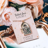 Poppy & Casteel Couple Enamel Locket Necklace