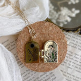 Poppy & Casteel Couple Enamel Locket Necklace