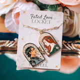 Poppy & Casteel Couple Enamel Locket Necklace