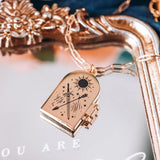 Poppy & Casteel Couple Enamel Locket Necklace