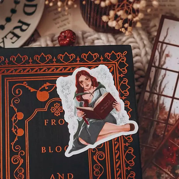 Poppy Reading Sticker POPPY