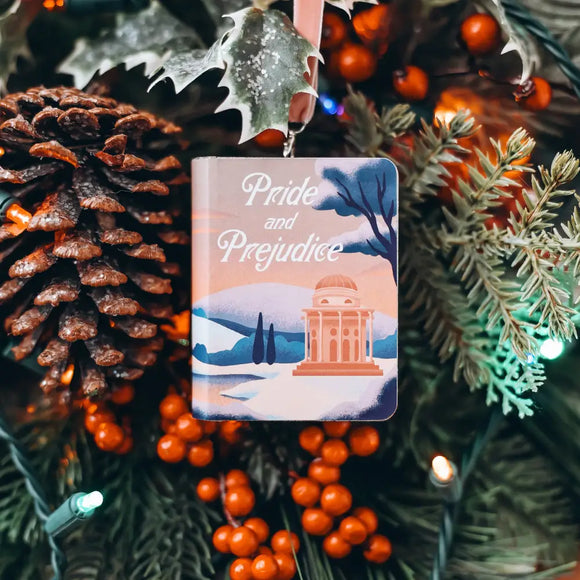 Pride and Prejudice Inspired Storybook Ornament Home