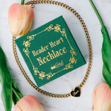 Reader Heart Necklace jewelry